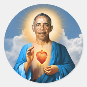 Adesivo Santo Barack Obama Prayer Candle