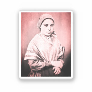 Adesivo Santo Bernadette Soubirous quando criança