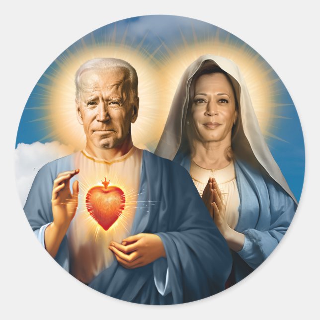 Adesivo Santo Biden Harris Prayer Candle (Frente)