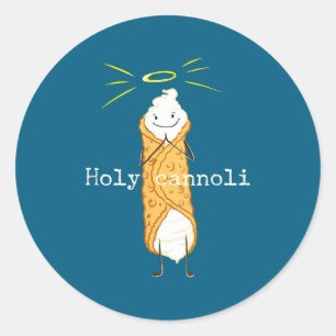 Adesivo Santo Cannoli Citação Divertida Presente Italiano