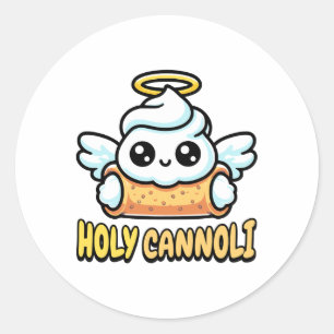 Adesivo Santo Cannoli! Cute Cannoli Dessert Pun