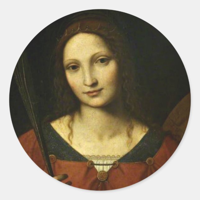 Adesivo Santo Catherine de Alexandria (Frente)