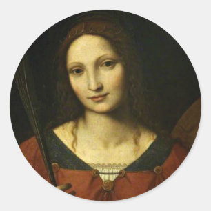 Adesivo Santo Catherine de Alexandria