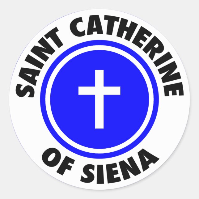 Adesivo Santo Catherine de Siena (Frente)