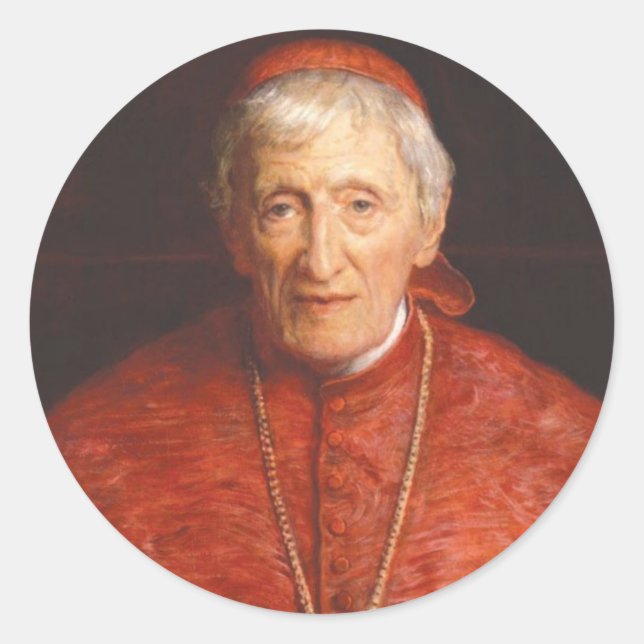 Adesivo Santo católico John Henry Newman (Frente)