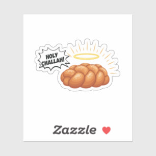 Adesivo Santo Challah Hanukkah judeu-pão