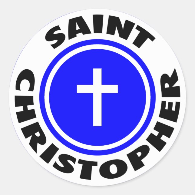 Adesivo Santo Christopher (Frente)