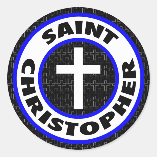 Adesivo Santo Christopher (Frente)
