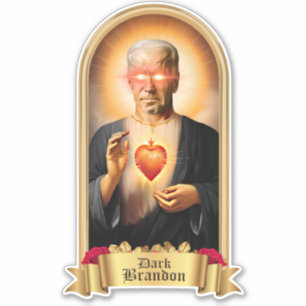 Adesivo Santo Dark Brandon Prayer Candle