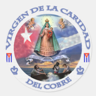 ADESIVO SANTO DE PATRIOTA VIRGEN DE LA CARIDAD DEL COBRE C