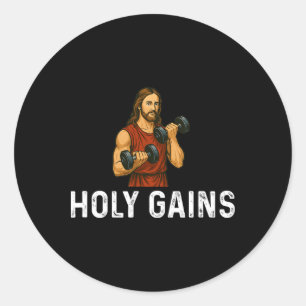Adesivo Santo Deus da Igreja Ganha - Pesando Levantando o 