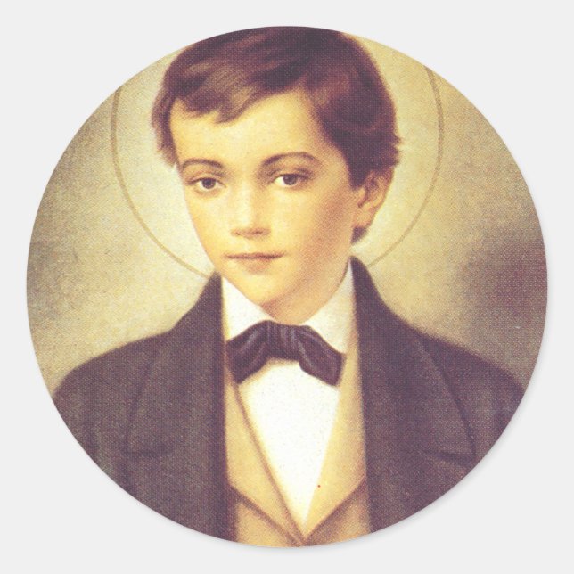 Adesivo Santo Domingos Sávio aluno de João Bosco (Frente)