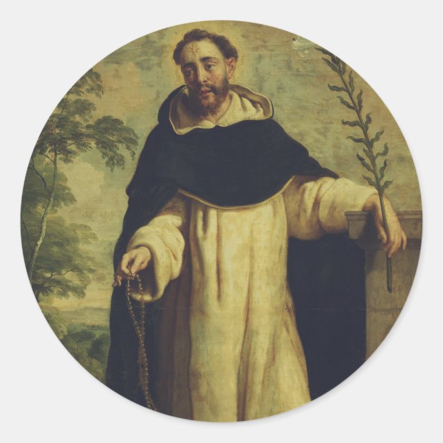 Adesivo Santo Dominic de Guzman (Frente)