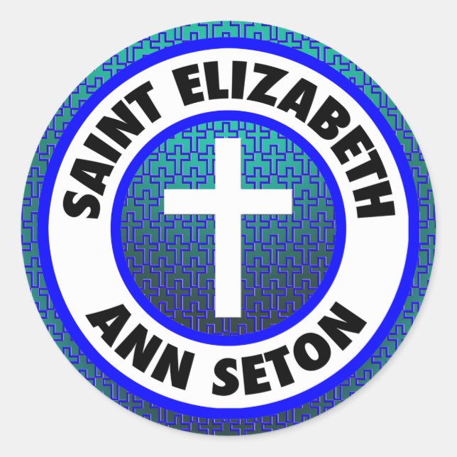Adesivo Santo Elizabeth Ann Seton (Frente)