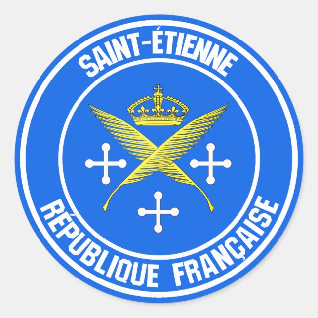 Adesivo Santo-Étienne Round Emblem (Frente)