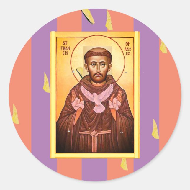 Adesivo Santo Francis de Assisi (Frente)