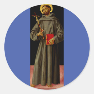 Adesivo Santo Francis de Assisi por Antoniazzo Romano
