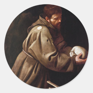 Adesivo Santo Francisco na Oração - Caravaggio