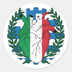 Adesivo Santo grego Josephs Day italianos Itália