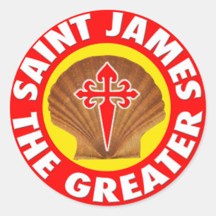 Adesivo Santo James, o Grande