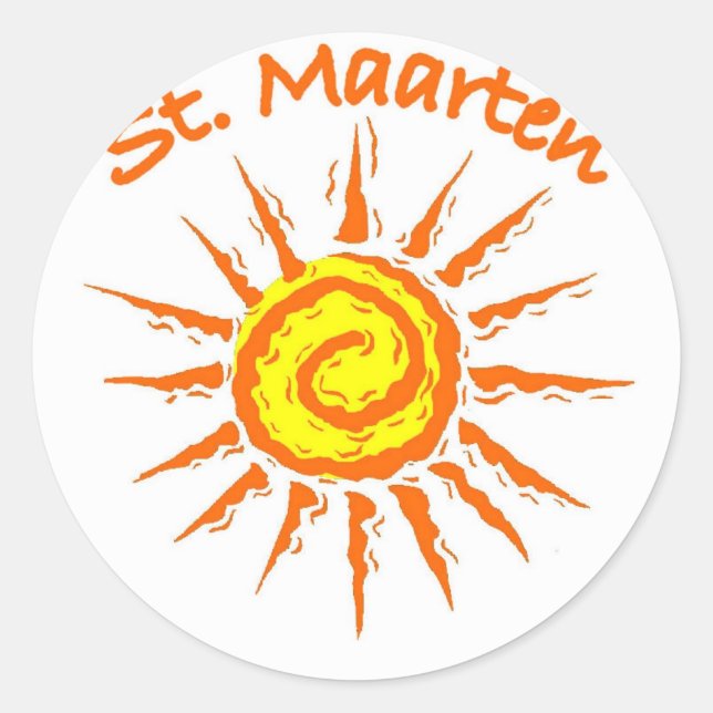 Adesivo Santo Maarten (Frente)