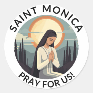 Adesivo Santo Monica Round Sticker