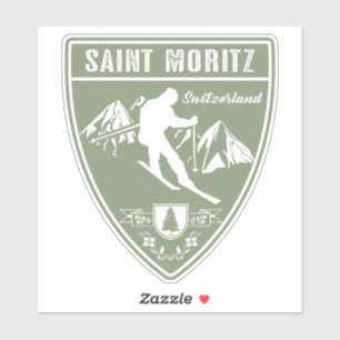 Adesivo Santo Moritz Suiça