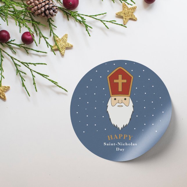 Adesivo Santo Nicholas Day Sticker (Saint Nicholas Day Sticker)