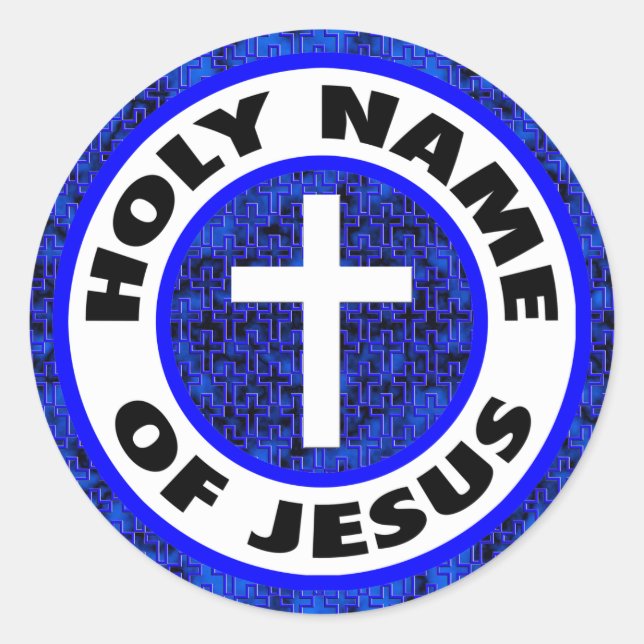 Adesivo Santo Nome de Jesus (Frente)
