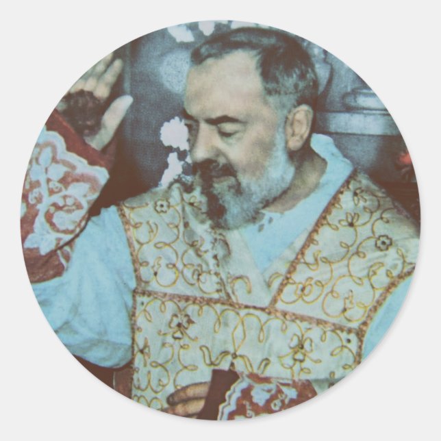 Adesivo Santo Padre Pio  (Frente)