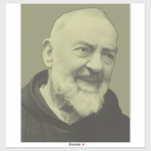 Adesivo Santo Padre Pio de Pietrelcina O Padre Seráfico