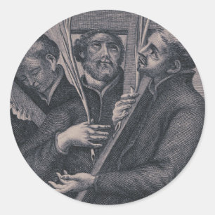 Adesivo Santo Paulo Miki evangelista católico japonês