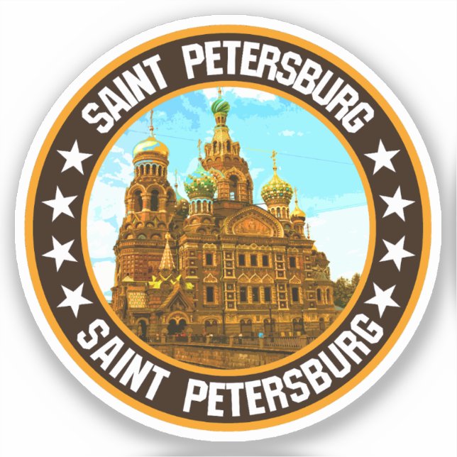 Adesivo Santo Petersburg (Frente)