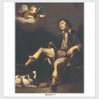 Santo Roch e o Anjo pela Cara François