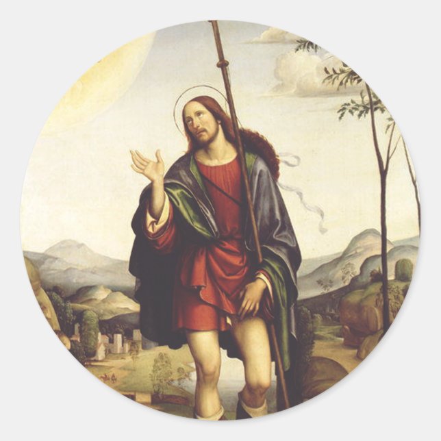 Adesivo Santo Roch por Francesco Francia (Frente)