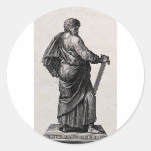 Adesivo Santo Simon, o apóstolo Zealot e o pregador