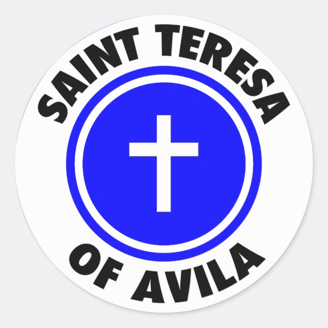 Adesivo Santo Teresa de Ávila (Frente)