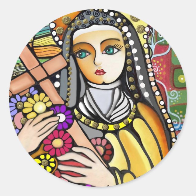 Adesivo Santo Teresa de Jesus (Frente)