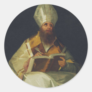 Adesivo São Ambrósio por Francisco de Goya