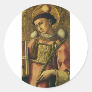 Adesivo São Estêvão o Protomártir Iconografia de Arte Fina