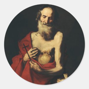 Adesivo São Jerônimo por Jusepe de Ribera