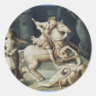 Adesivo São Jorge e o Dragão Grande Mártir