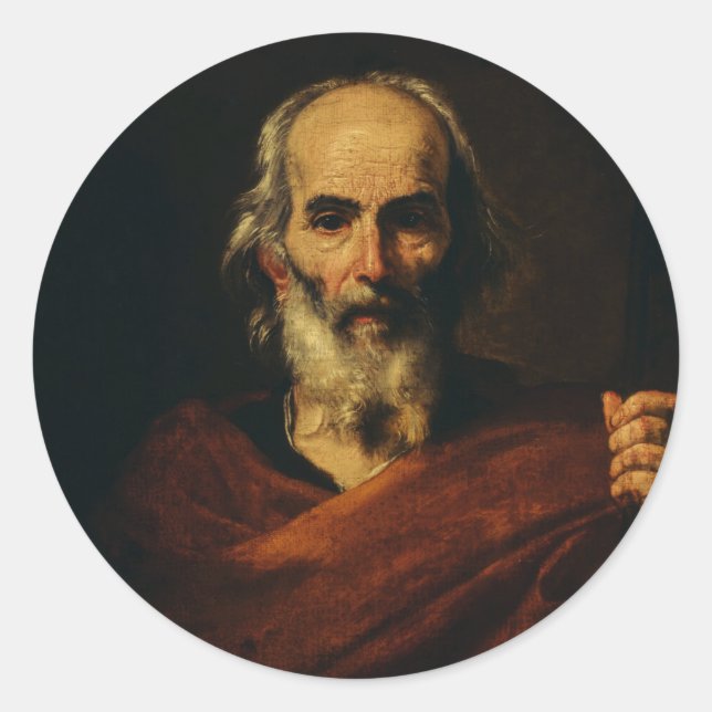 Adesivo São José por Jusepe de Ribera (Frente)