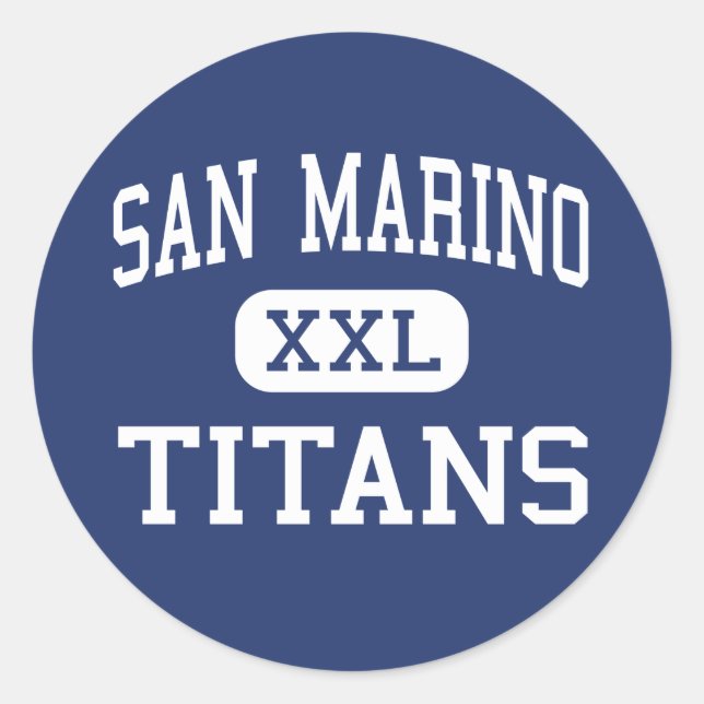 Adesivo São Marino - Titans - High - San Marino California (Frente)