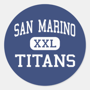 Adesivo São Marino - Titans - High - San Marino California