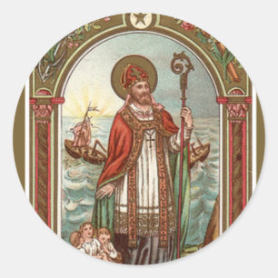 Adesivo São Nicolau do Bishop de Myra