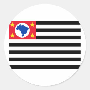 Adesivo São Paulo, bandeira de Brasil