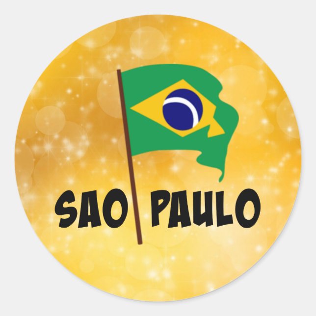 Adesivo São Paulo, Bandeira do Brasil (Frente)