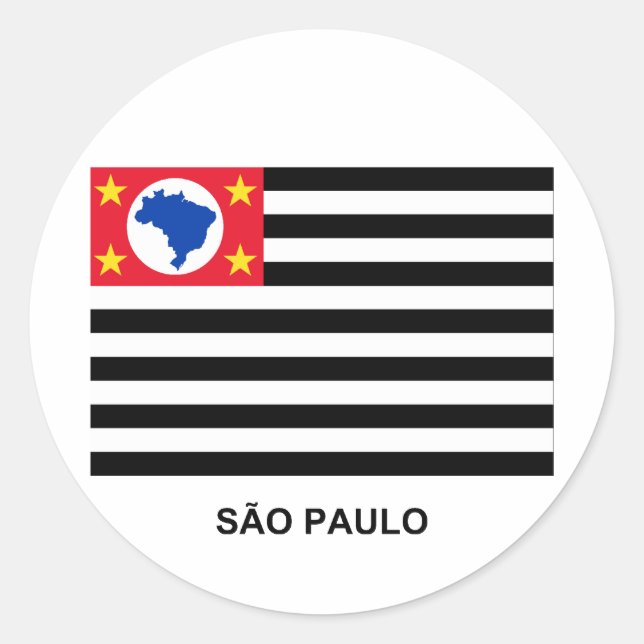 Adesivo São Paulo, Bandeira do Brasil (Frente)