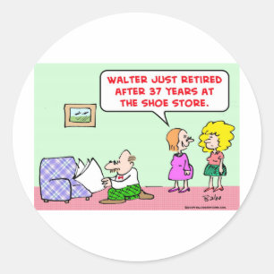 Adesivo sapataria aposentada